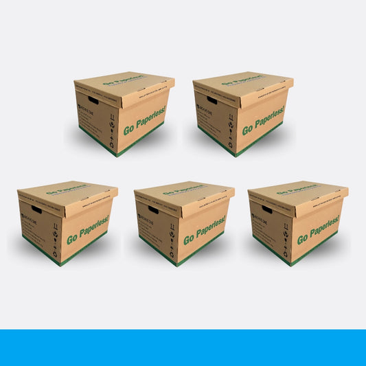 Standard Document Box (18"x14"x12") - Set of 5