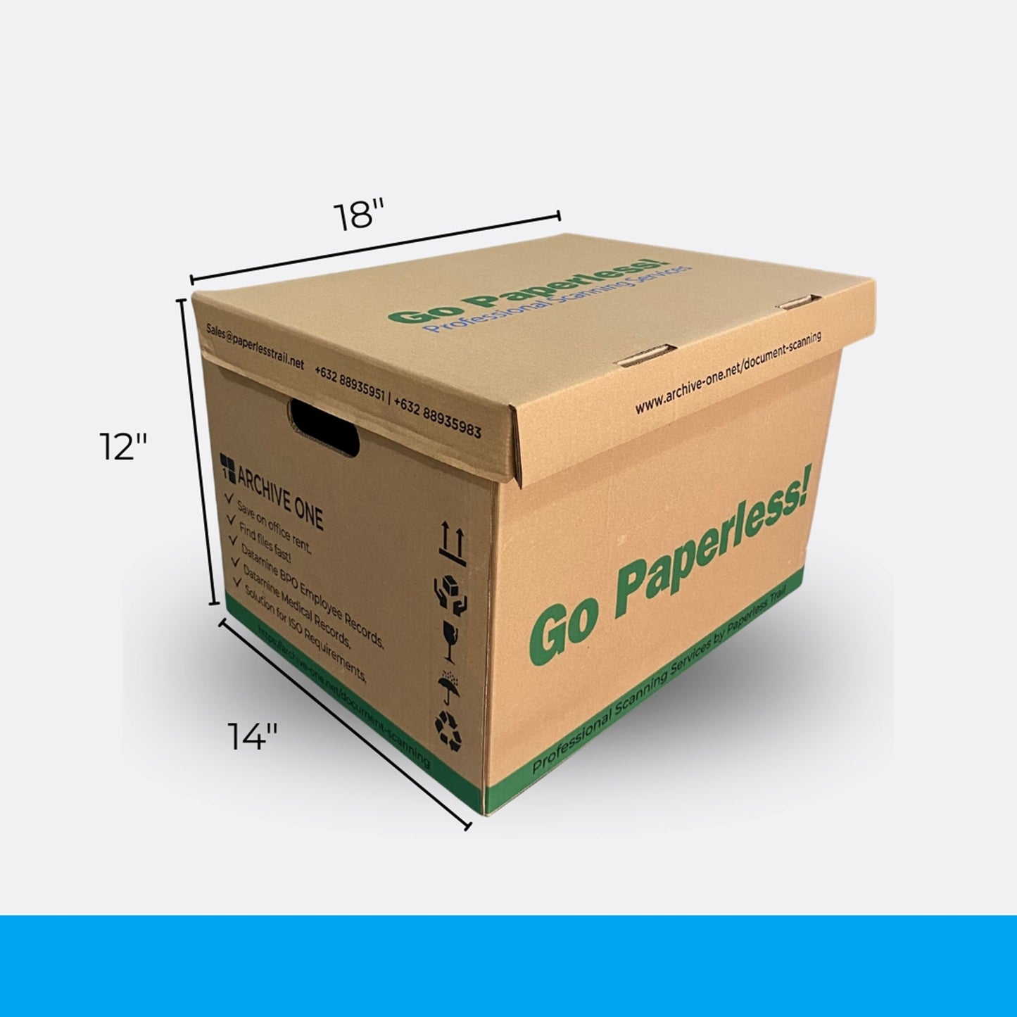 Standard Document Box (18"x14"x12")